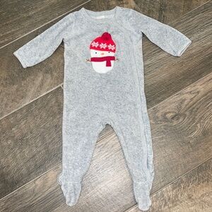 Baby Gymboree Snowman Onesie/Footie